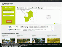 Tablet Screenshot of campingsclick.co.uk