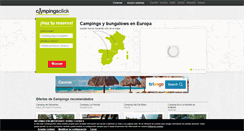 Desktop Screenshot of campingsclick.com